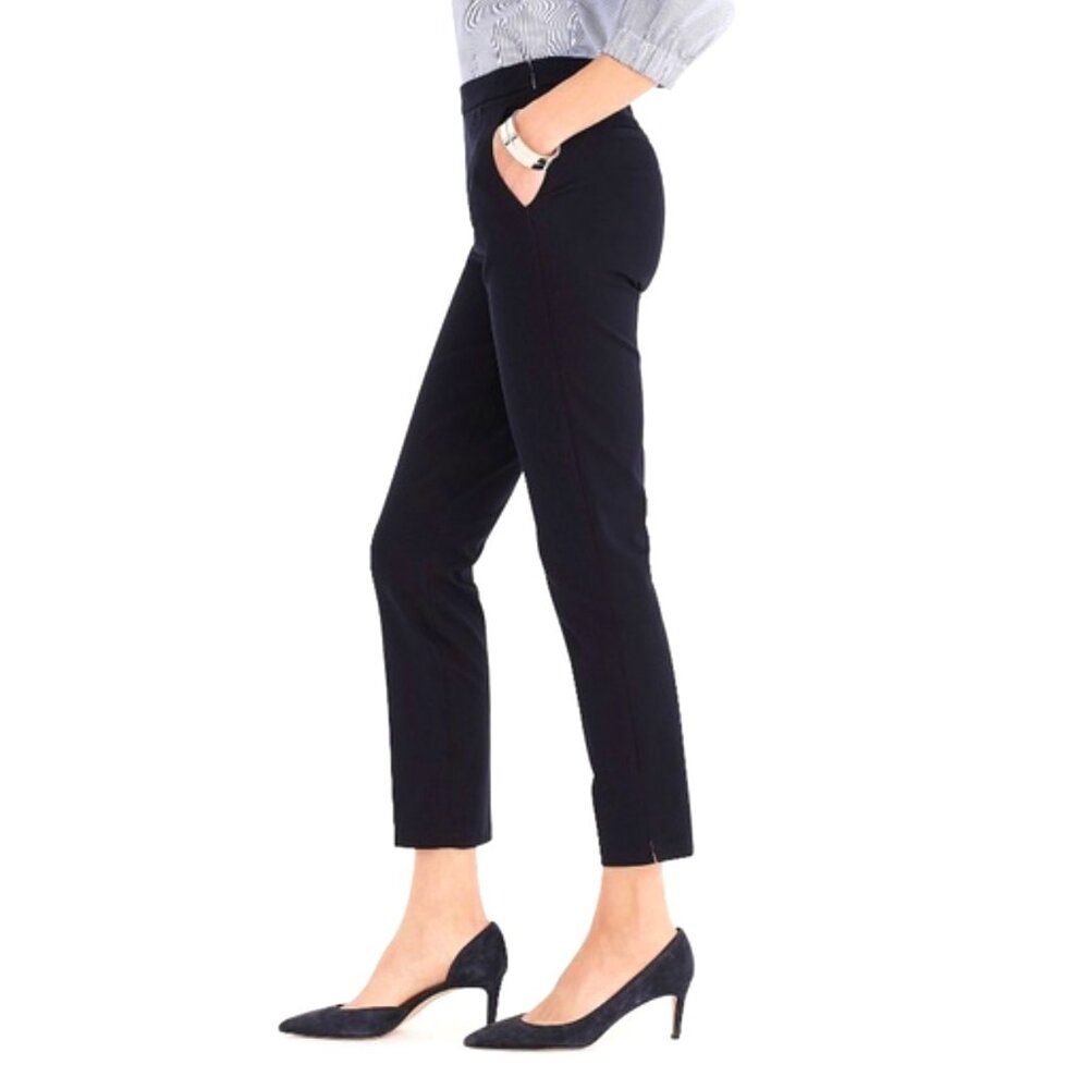 J.Crew Martie Ankle Pant in Navy (Size 8)